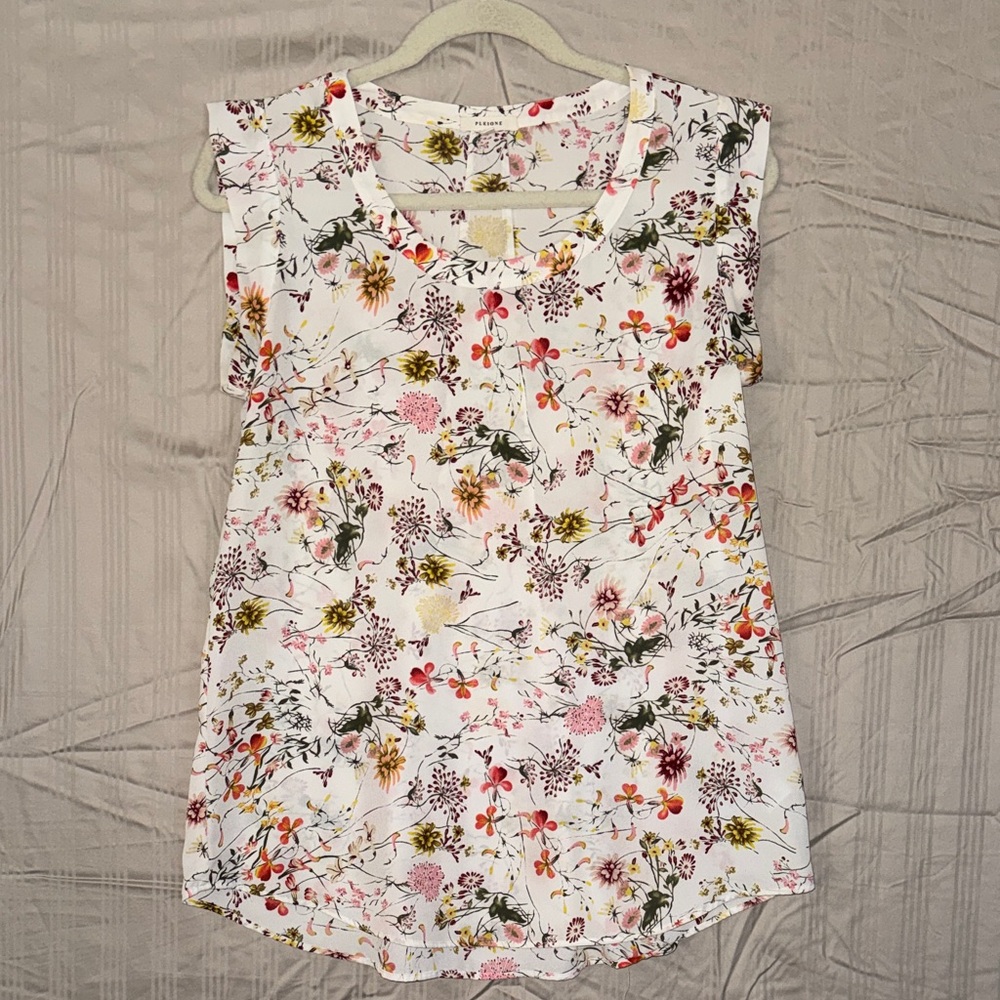 Pleione Multicolor Floral Blouse